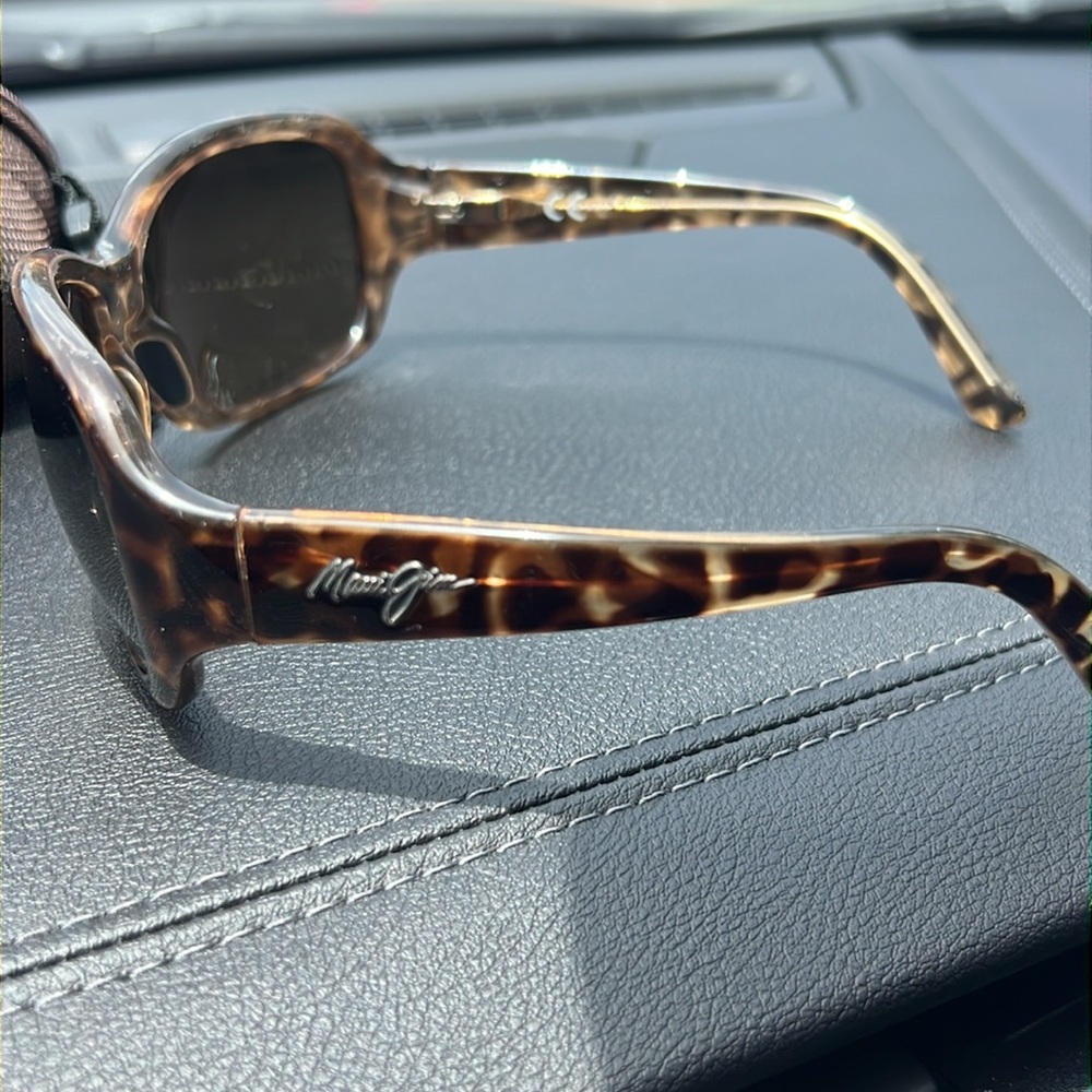 Authentic Maui Jim Tortoise Frame Polarized Sungl… - image 2
